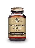 Solgar Vitamina D3 400 UI (10 μg) - 100 cápsulas blandas